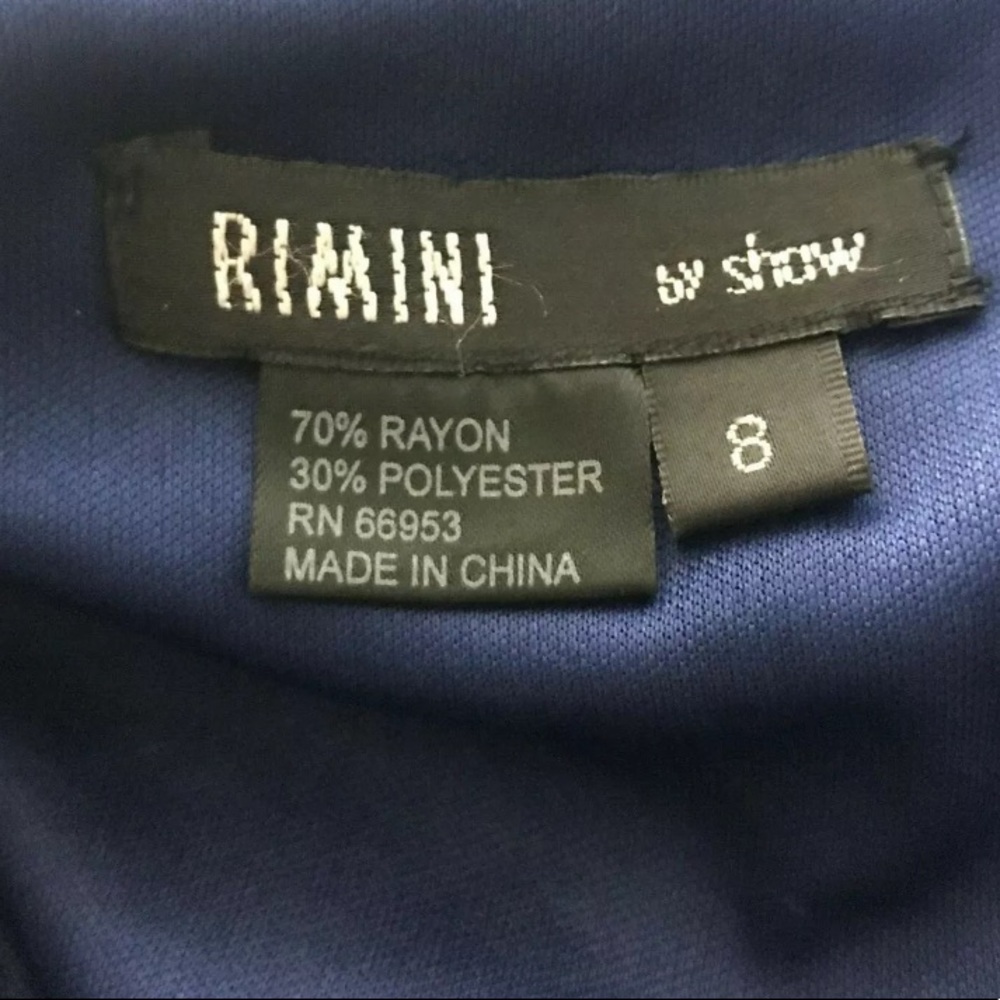 Rimini Shaw‎ Maxi Strappy Formal Dress Blue Size 8 - Picture 4 of 8